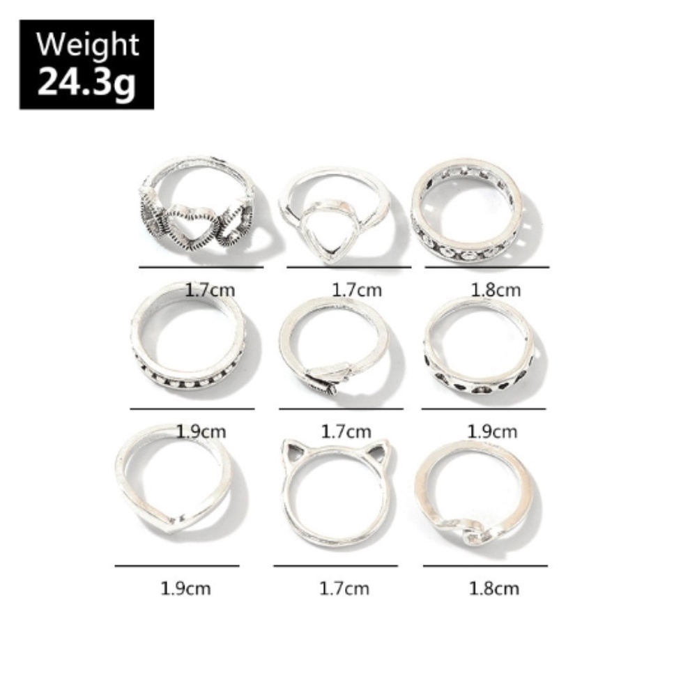 Boho Ring Set - Picture 2 of 3